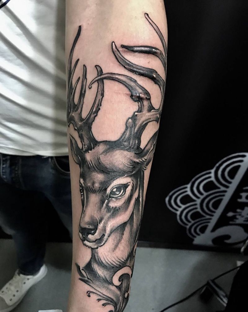 遮盖刀疤！纹身图片_小西安修改动物原创手稿成品手臂纹身图案