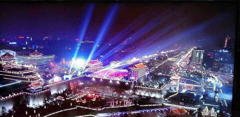 美丽长安城纹身图片_西安培训教学同道堂手稿成品插画传统纹身图案