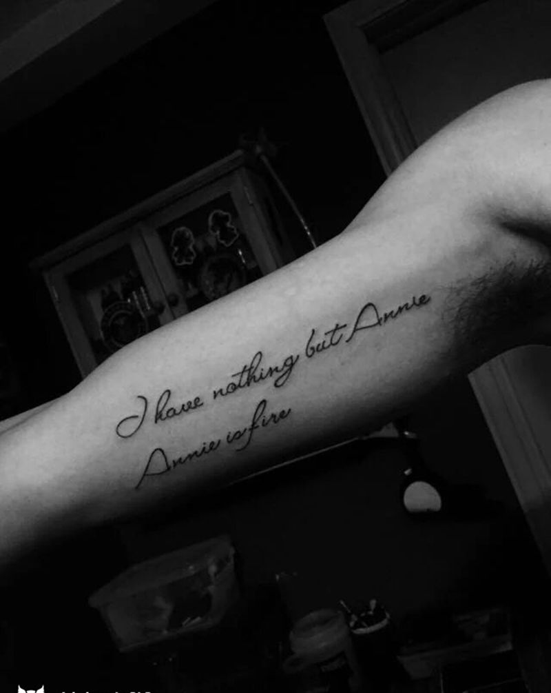 本店原创文字图腾作品纹身图片_手部背部臀部手稿成品字符情侣原创欧美传统纹身图案