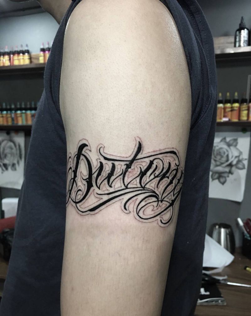 原创花体纹身图片