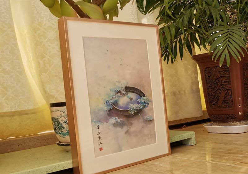 清纹身图片_水彩纹身图案