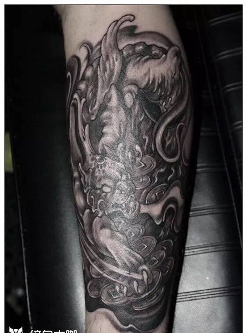 西安纹身#部分纹身作品纹身图片_西安刺青西安人物动物原创欧美传统插画手稿纹身图案