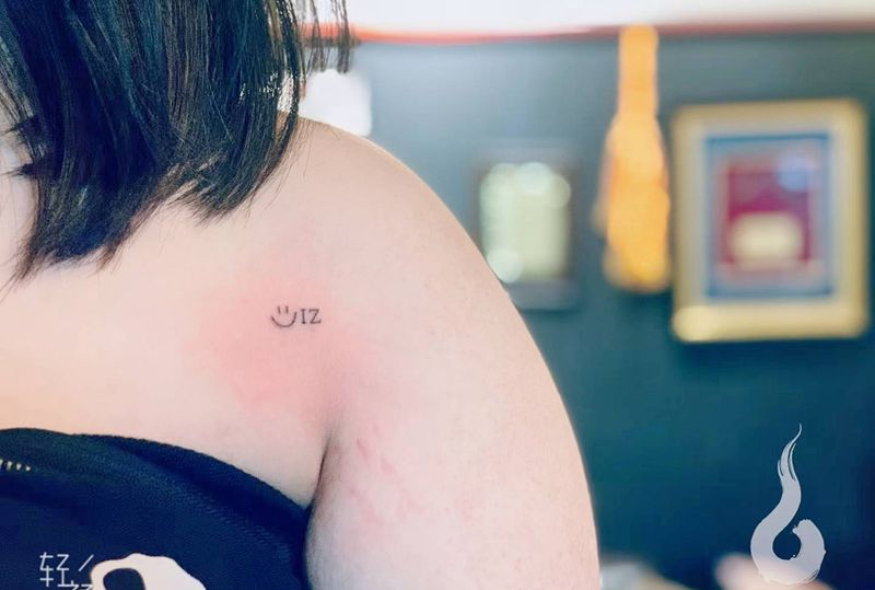 小字母纹身图片_花体字纹身图案