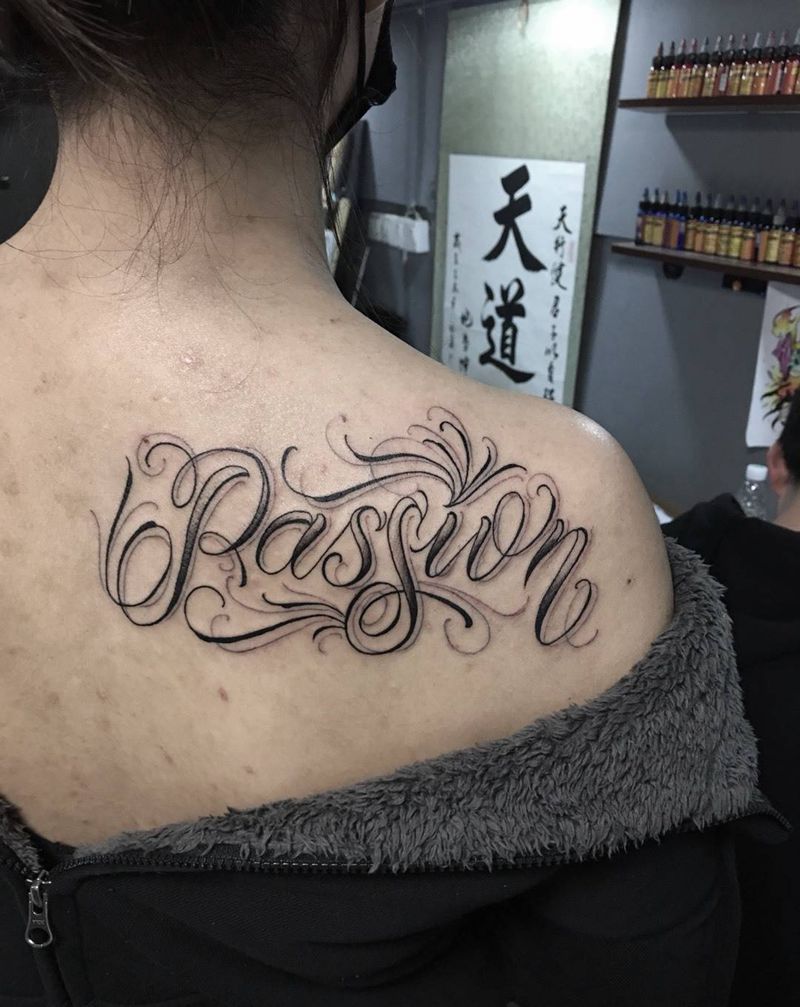 原创花体纹身图片