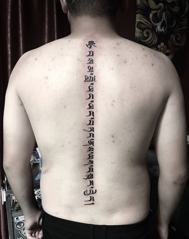 文字！字体纹身纹身图片_小西安西安刺青英文清新字符原创成品背部纹身图案