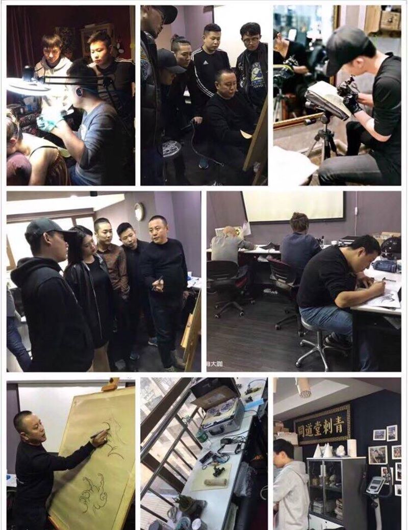 西安纹身学校纹身图片_西安刺青西安西安改原创传统手稿成品插画纹身图案