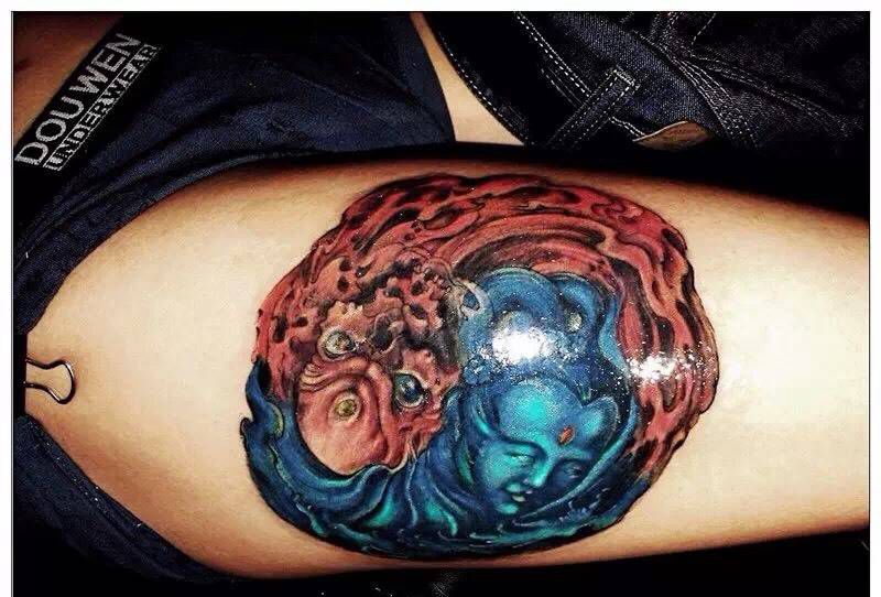 西安纹身#同道堂纹身部分作品纹身图片_西安西安刺青修改人物动物原创传统欧美手稿写实纹身图案