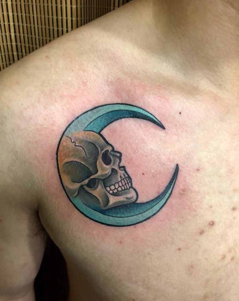 遮盖疤痕纹身图片_西安西安改西安刺青传统欧美原创图腾胸部成品手稿纹身图案