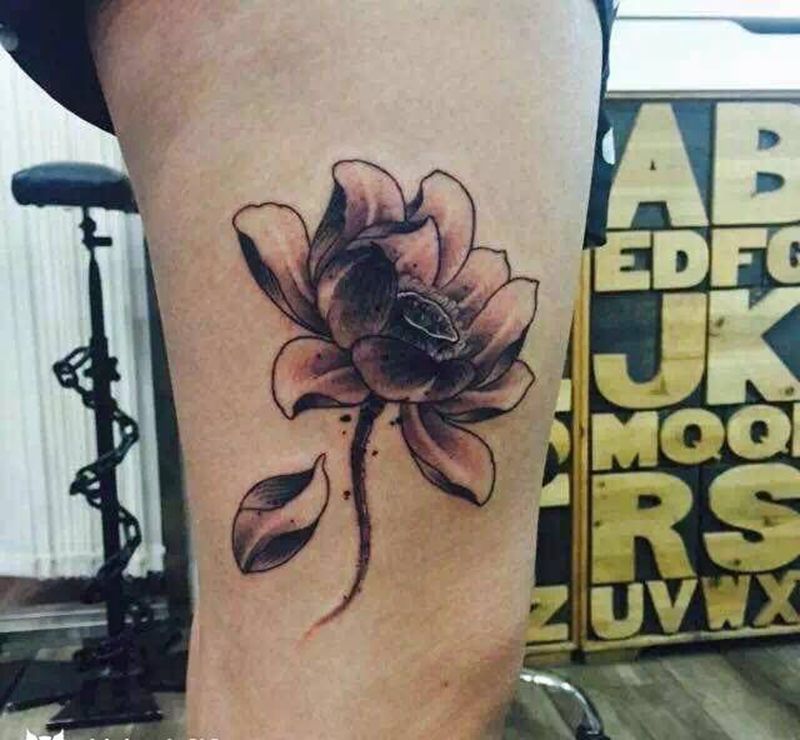 同道堂刺青杨鹏作品纹身图片_图腾欧美清新颈部腰部腿部成品手稿学西安纹身图案