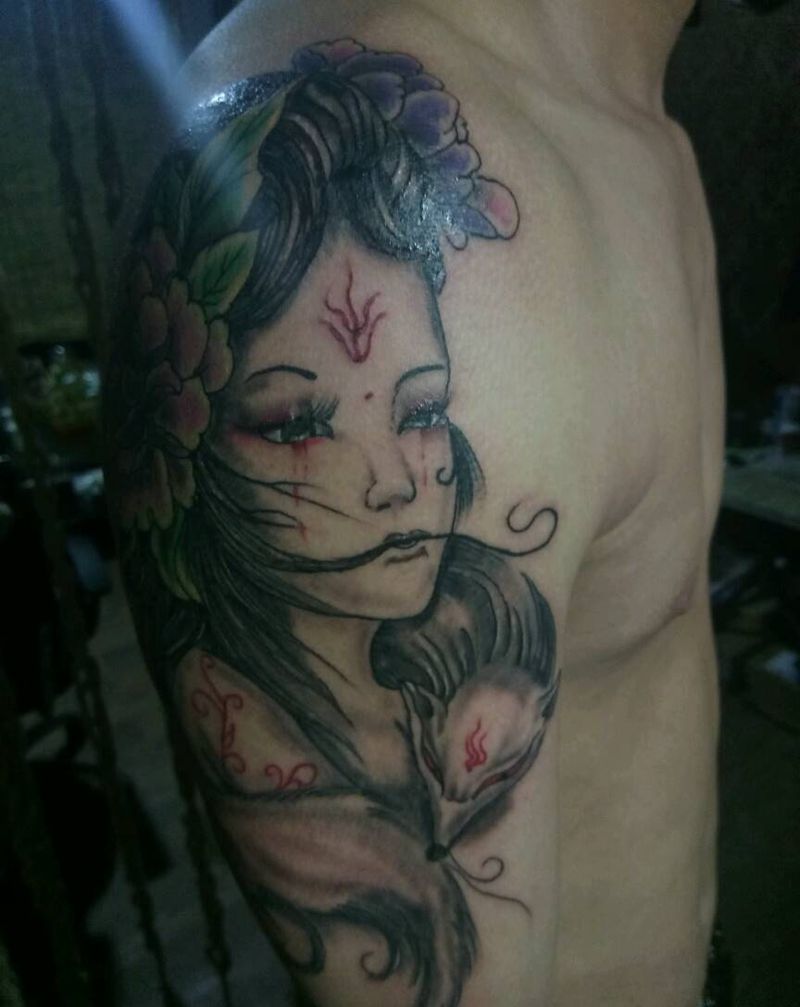 渣渣像素纹身图片