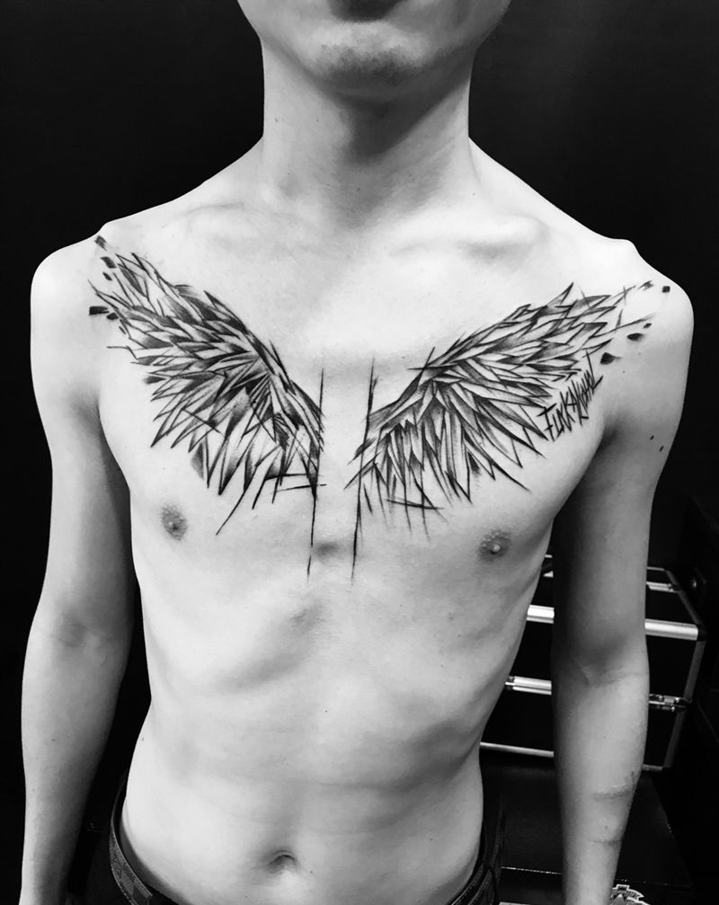 今天纹身小图纹身图片_修改西安英文小西安刺青清新成品手稿纹身图案