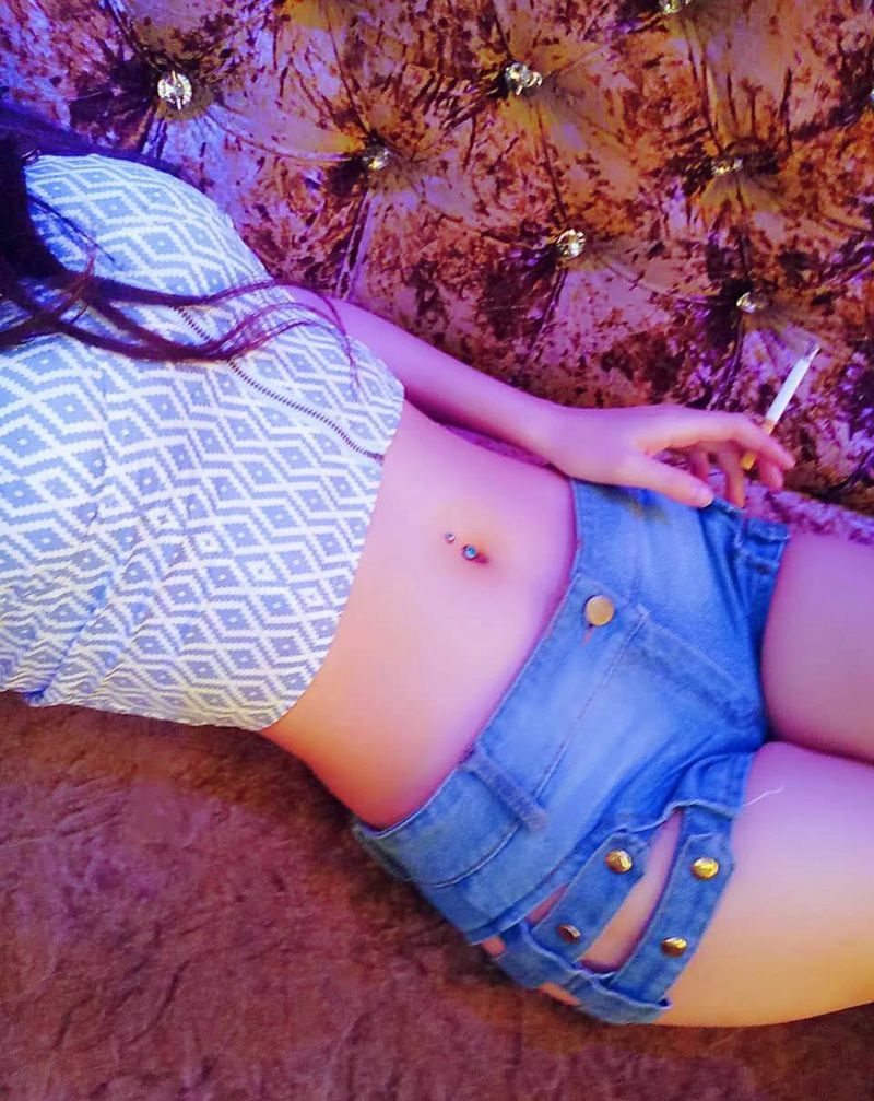 脐钉买家秀纹身图片