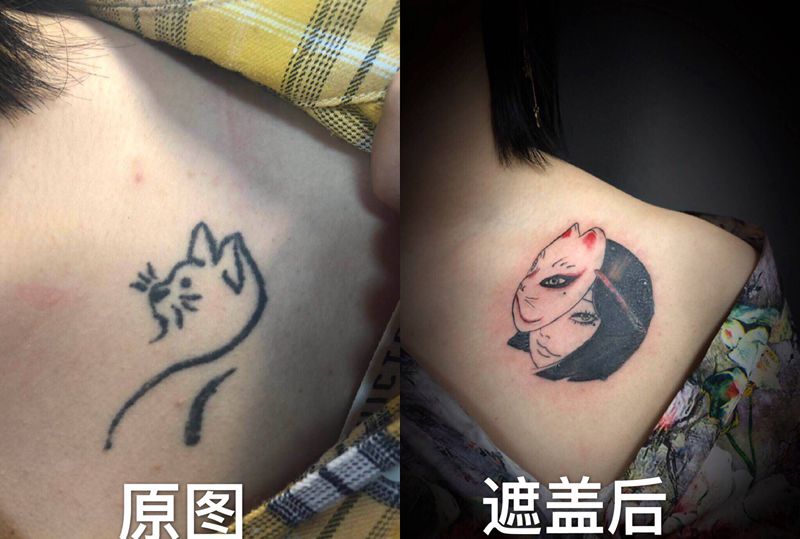 富江小姐姐纹身图片_手臂纹身图案