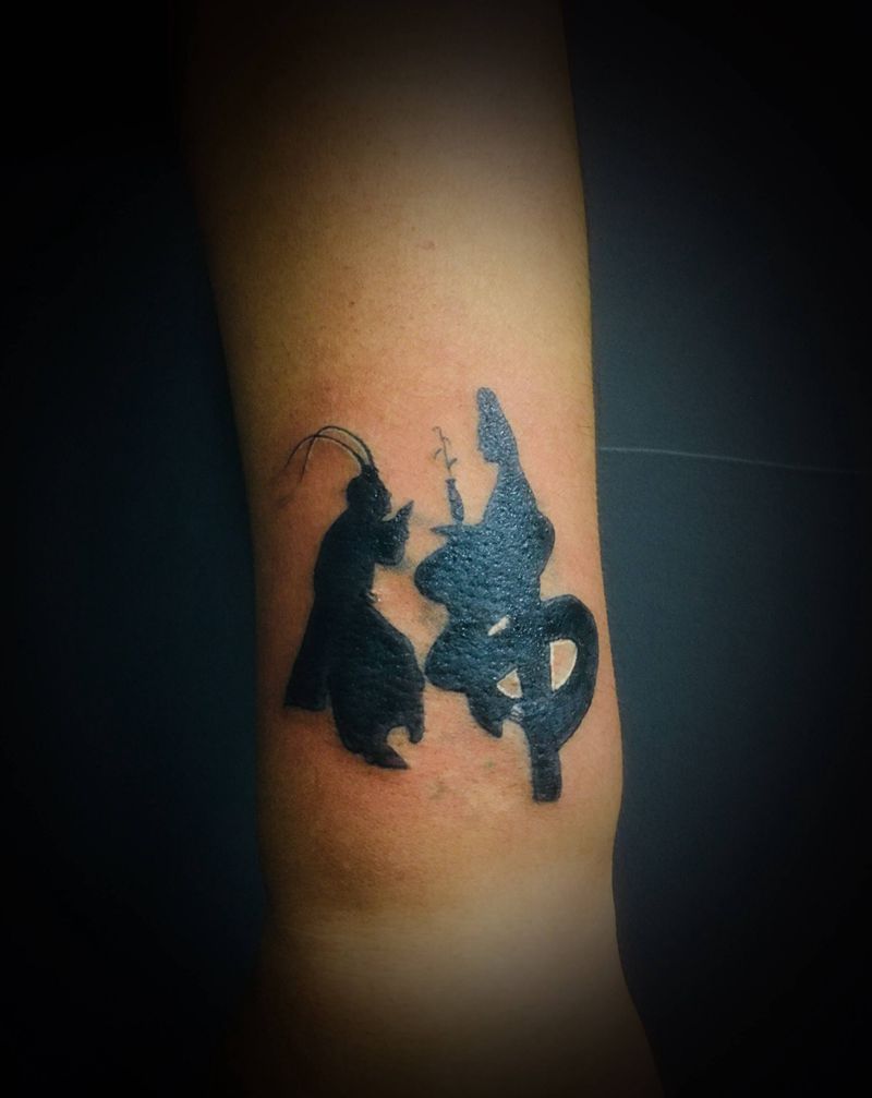 佛纹身图片_手臂纹身图案