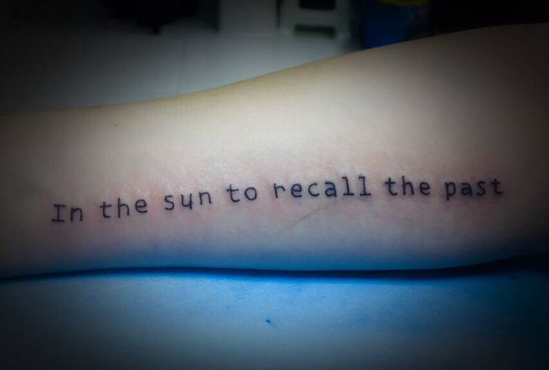 英文字母纹身图片_手臂纹身图案