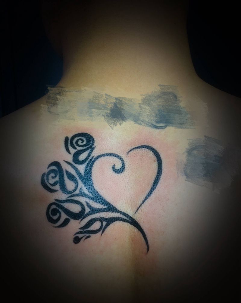 图腾纹身图片_背部纹身图案