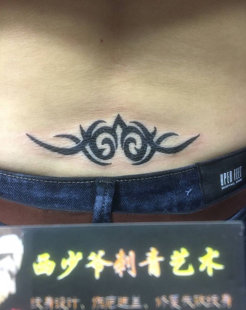 腰部纹身图片_腰部纹身图案