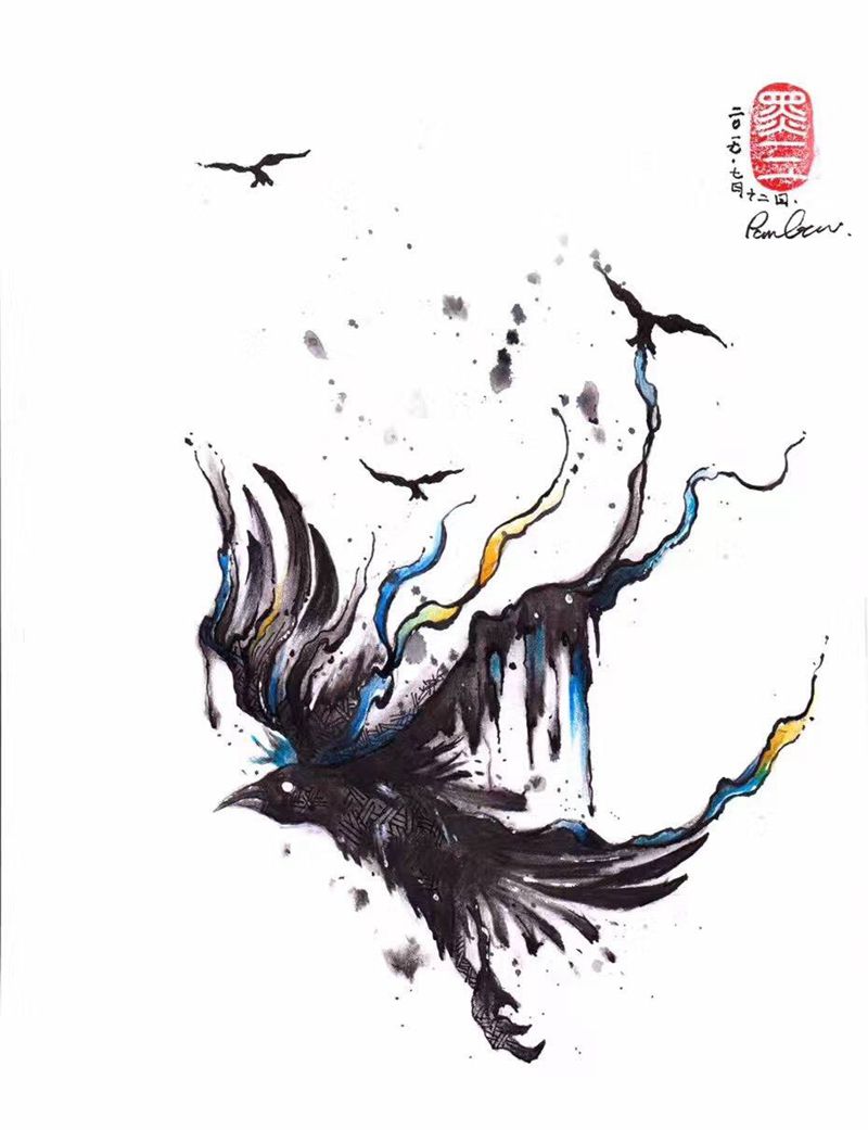 历历万乡纹身图片