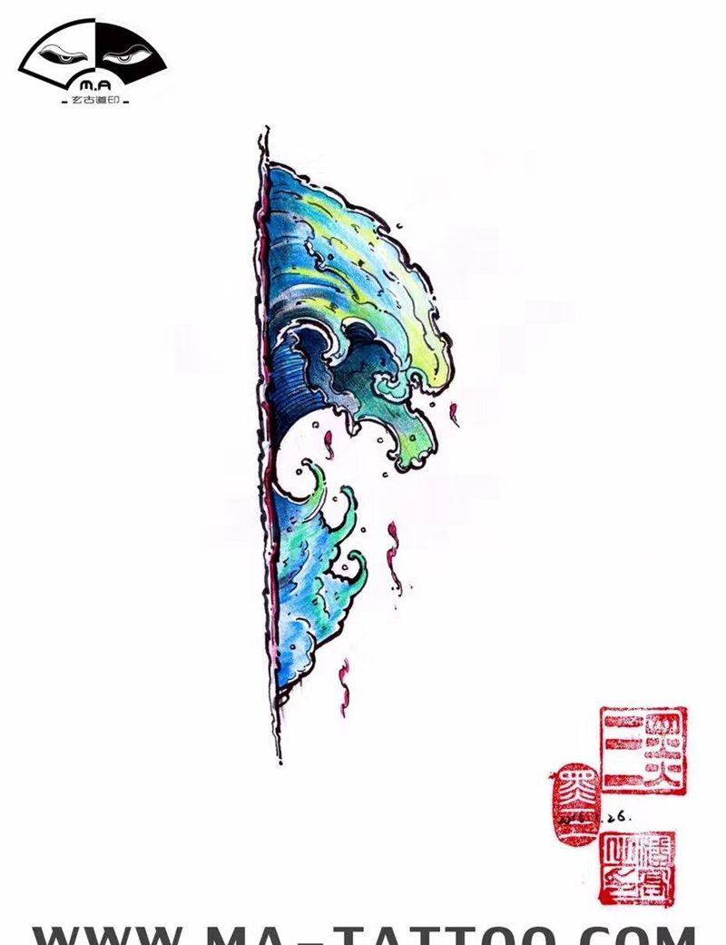 破啵啵纹身图片