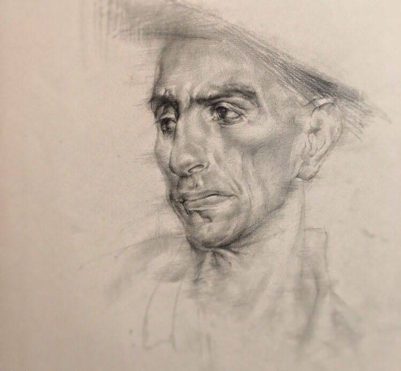 肖像练习纹身图片