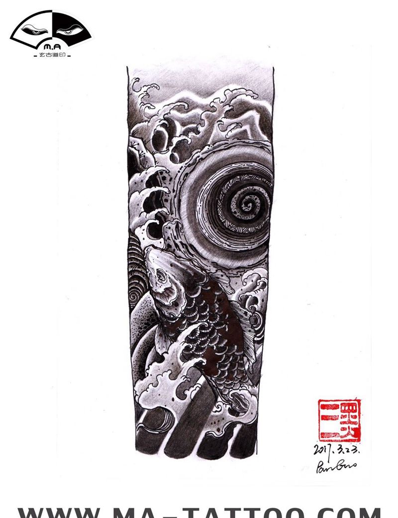 看到肯德基纹身图片