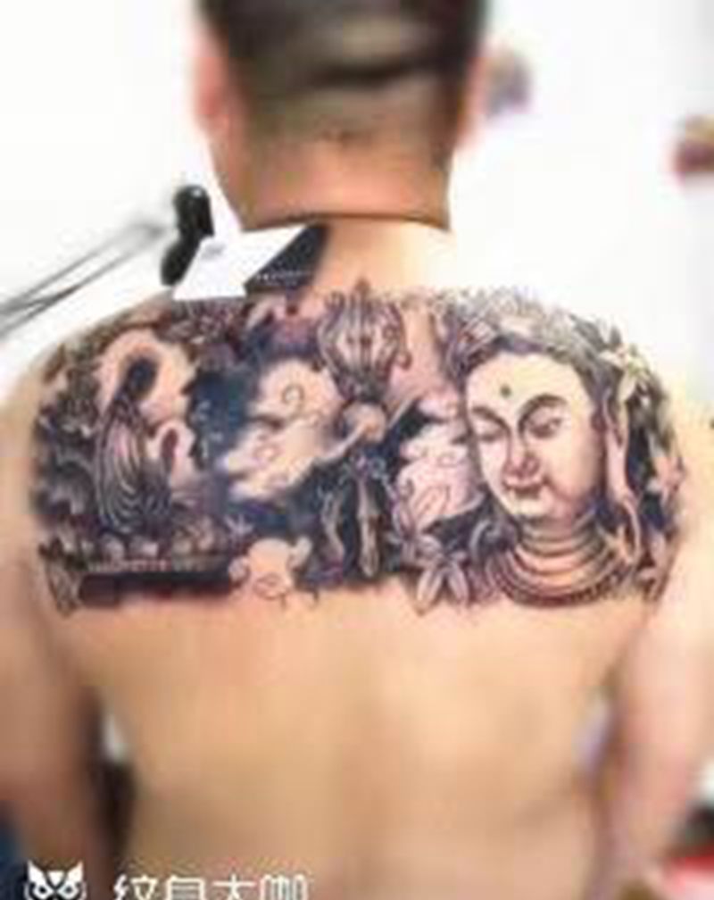 佛纹身图片