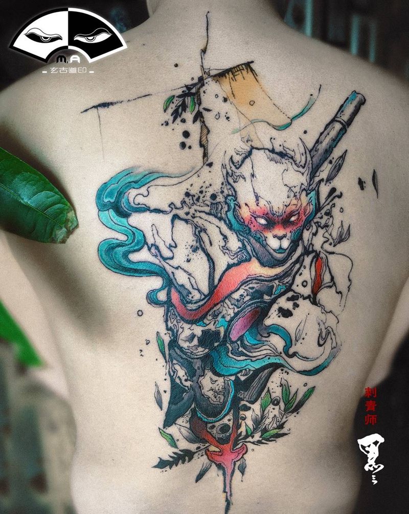 原创设计《小男孩》纹身图片