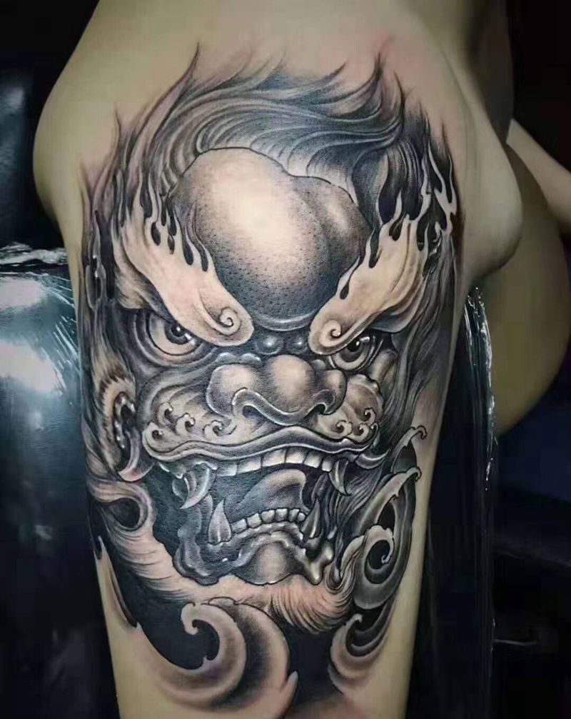 木木刺青纹身图片_手臂纹身图案