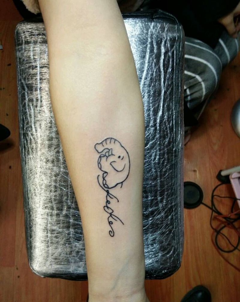 小清新纹身图片