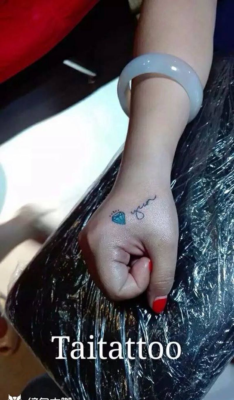 钻石纹身纹身图片