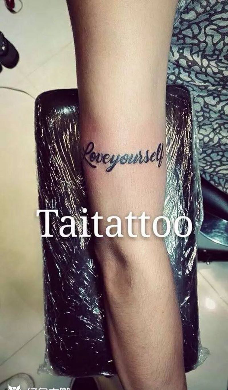 字母纹身-傣刺青纹身图片