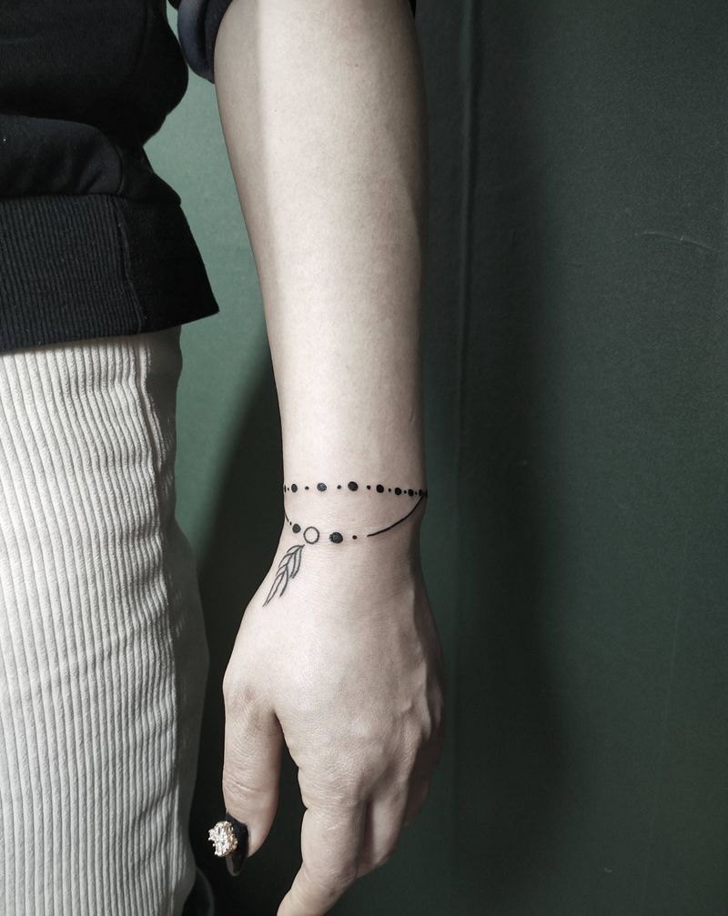 三木嘎作品纹身图片_手臂几何纹身图案