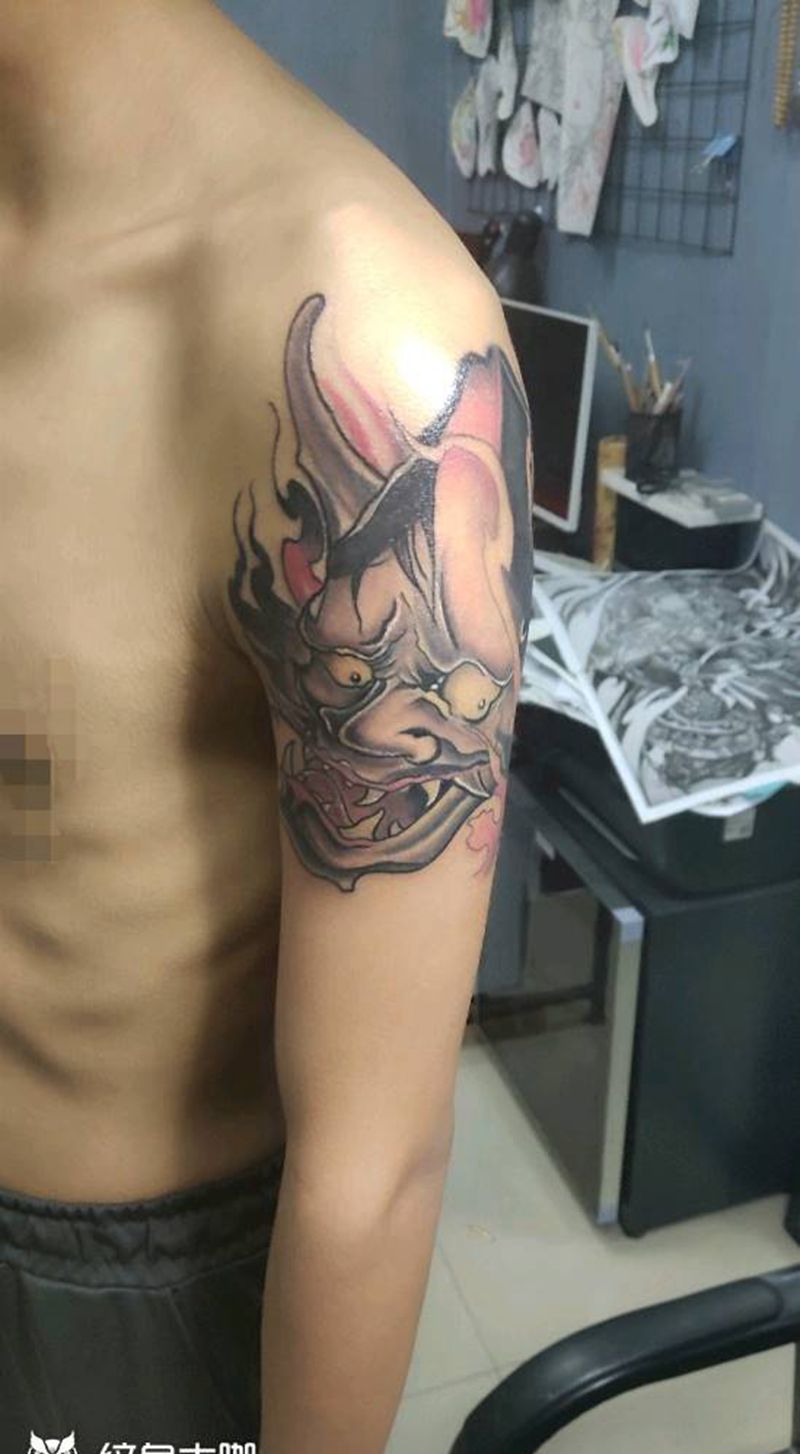 般若纹身图片_手臂纹身图案