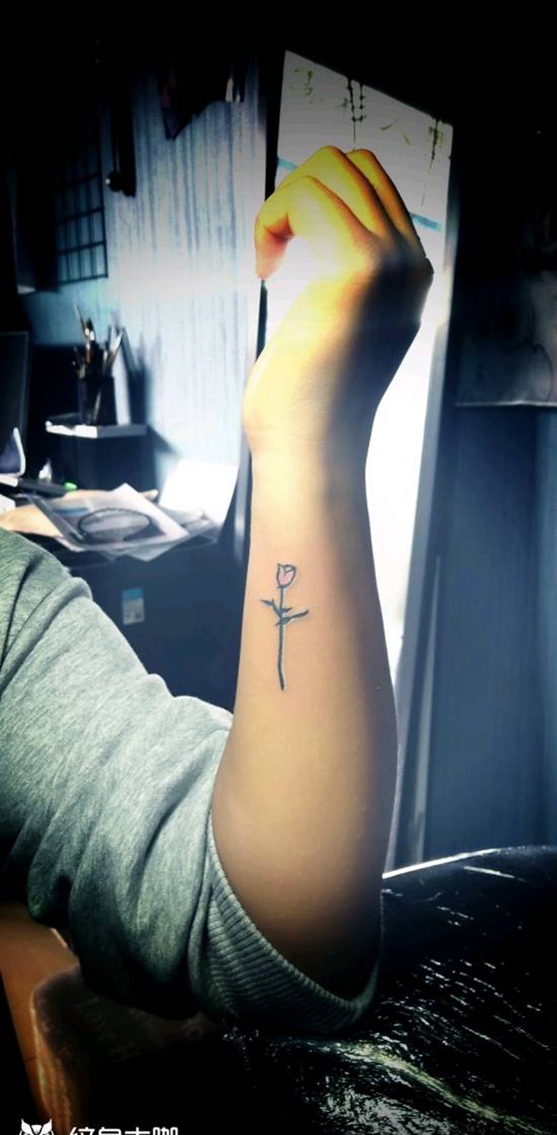 小清新纹身图片_手臂纹身图案