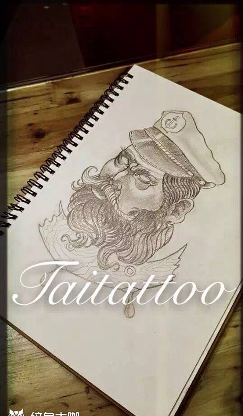 手稿作品纹身图片