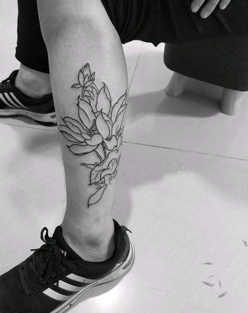 未完成纹身图片