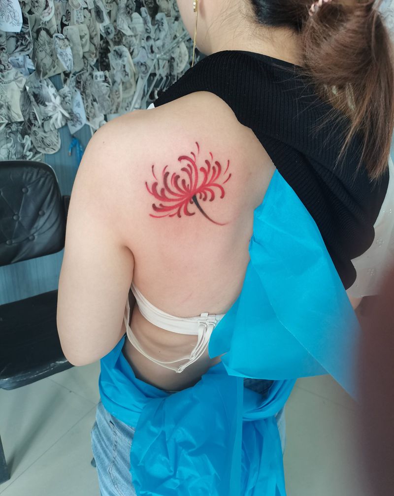 顾客自带图纹身图片_背部纹身图案