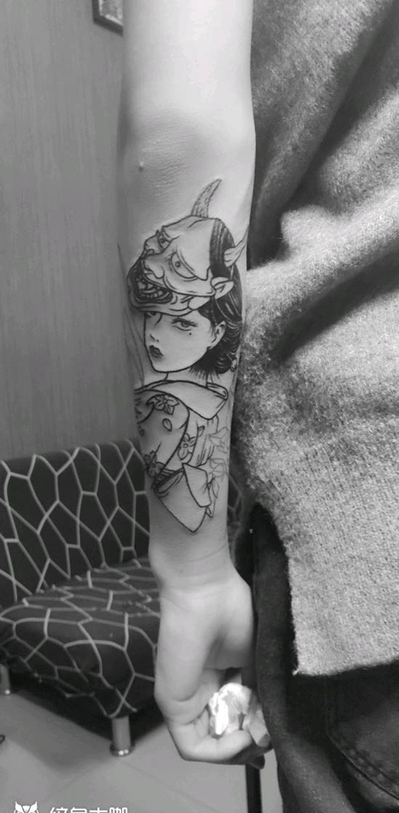 艺妓纹身图片_手臂纹身图案