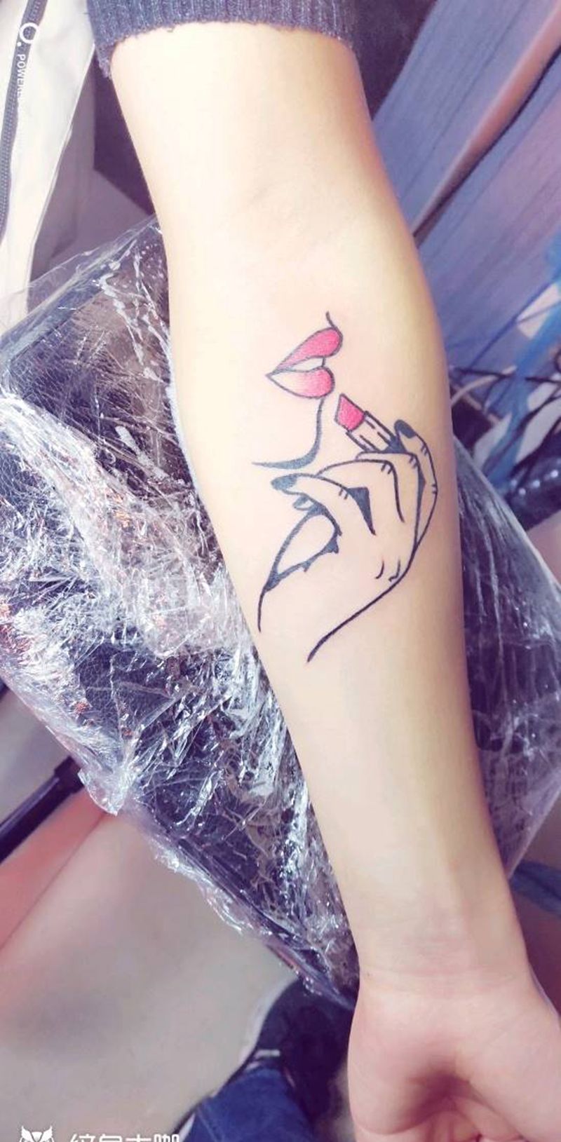 小清新纹身图片_手臂纹身图案