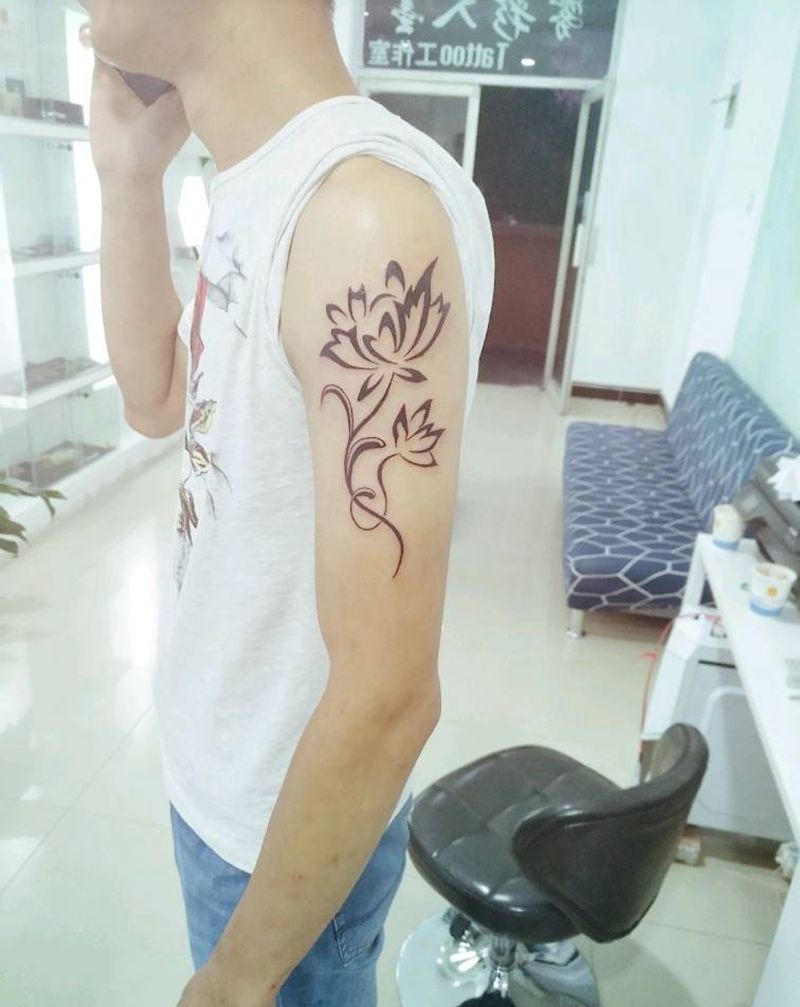 花图腾纹身图片