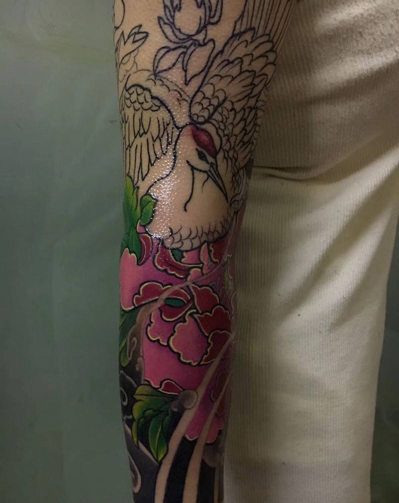 花臂纹身图片