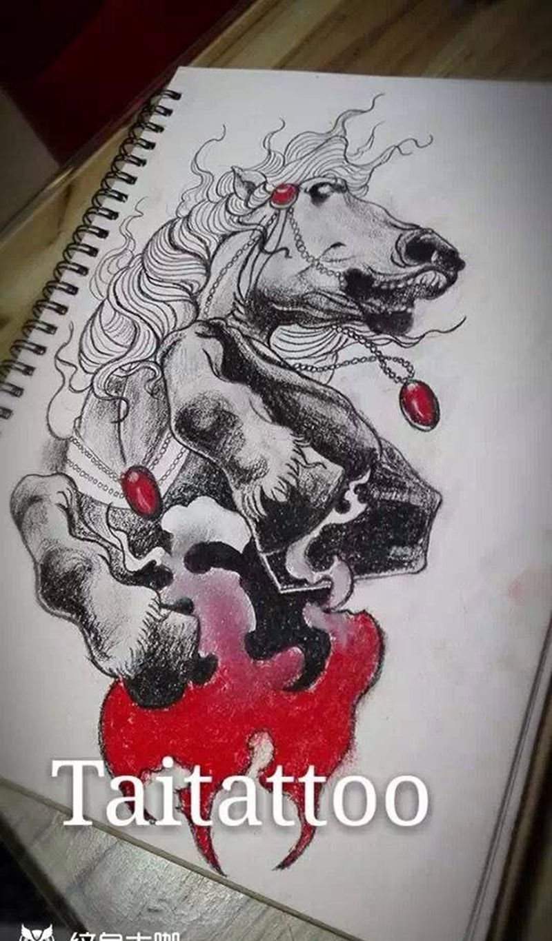 手稿喜欢预约纹身图片