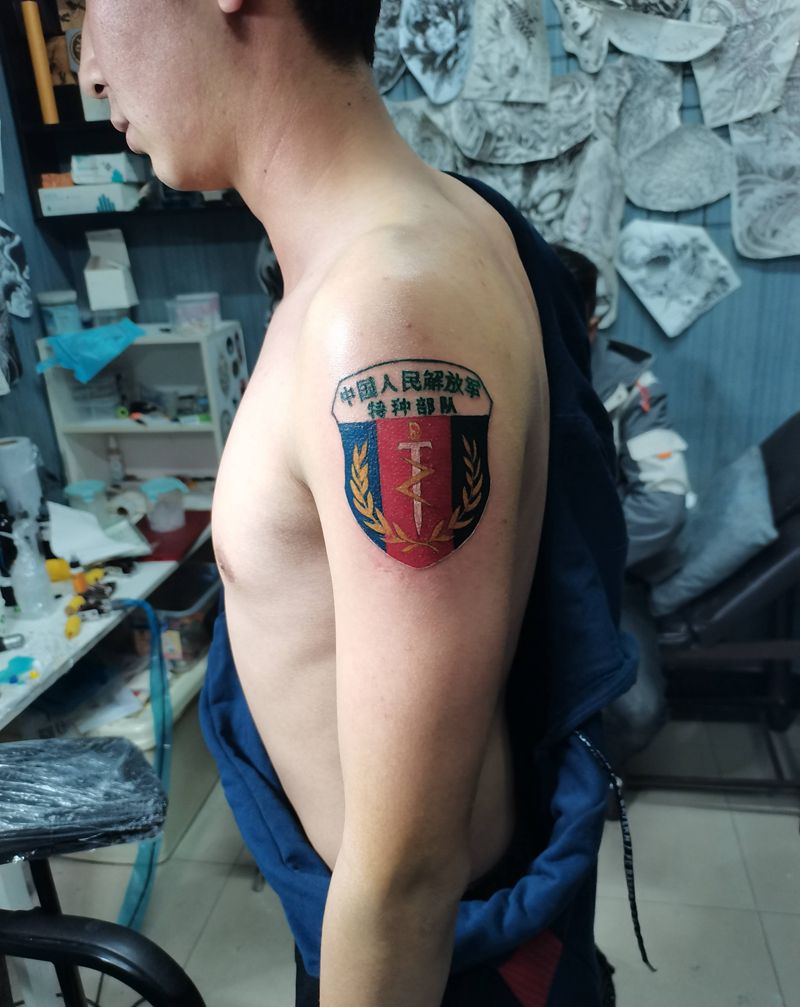 臂章纹身图片_手臂纹身图案