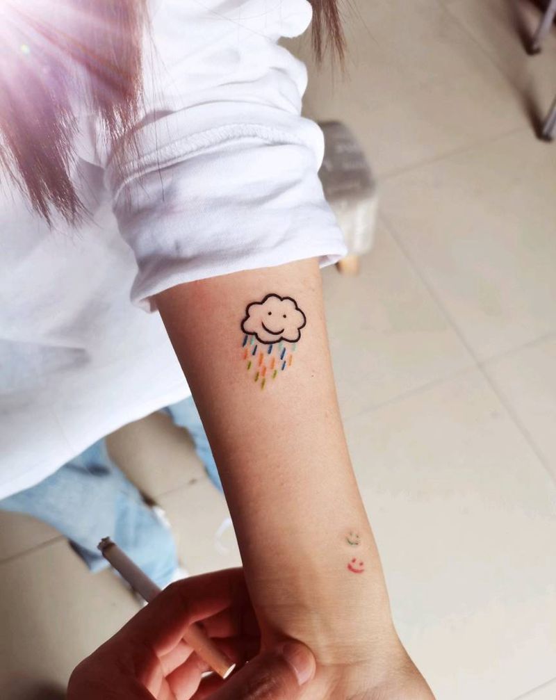 线条纹身图片_手臂纹身图案