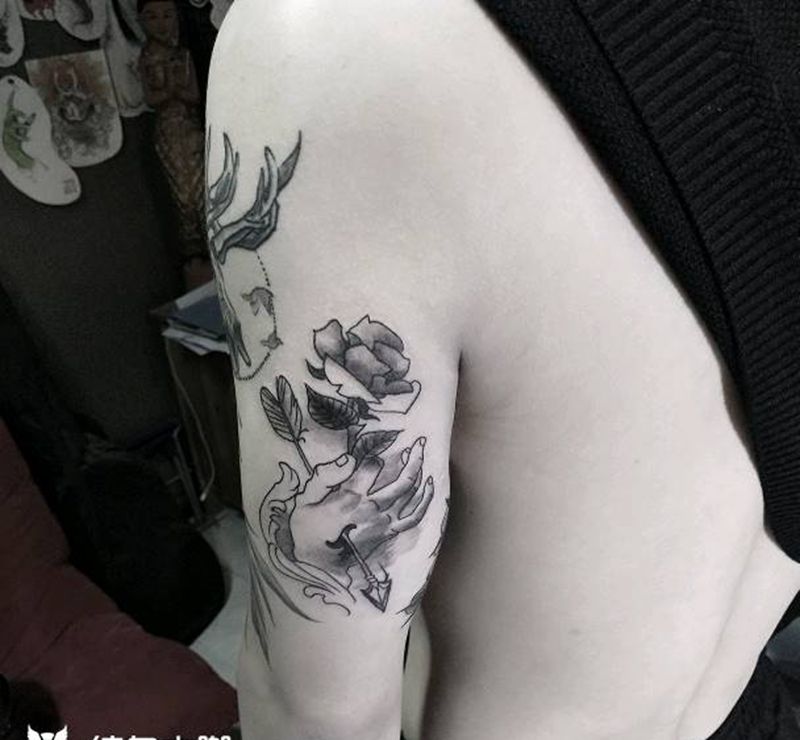 傣刺青作品纹身图片