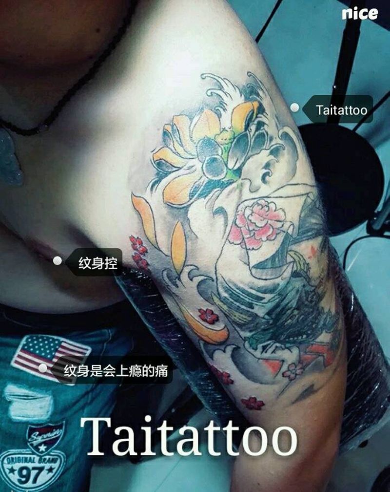 傣刺青作品纹身图片