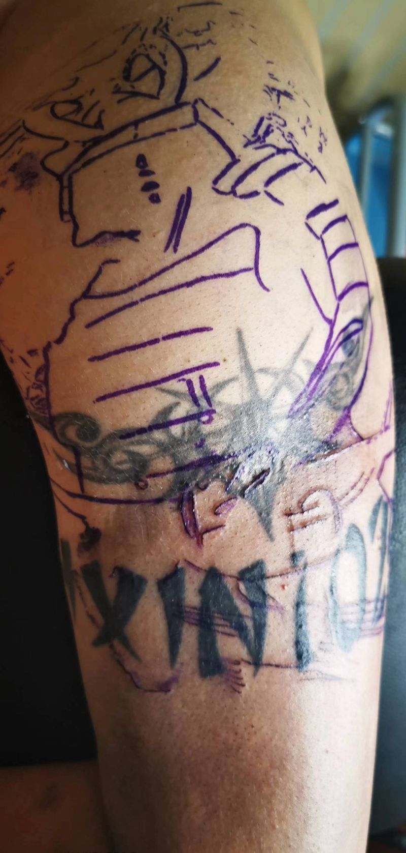 武士纹身图片_手臂纹身图案