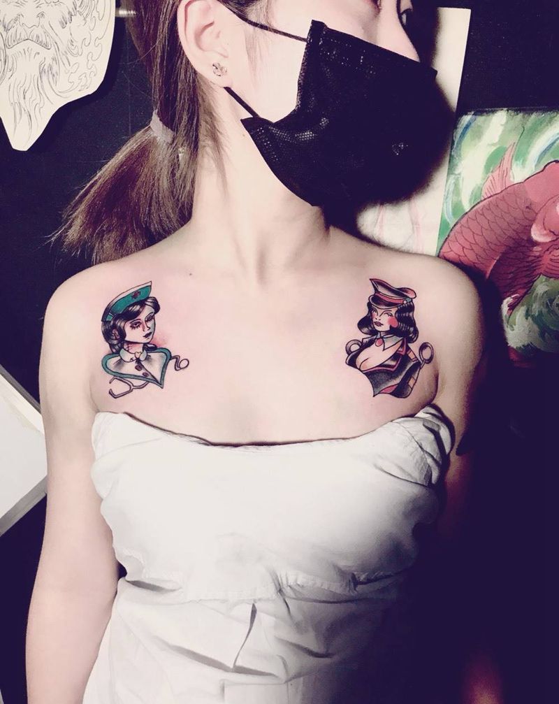 old school纹身图片