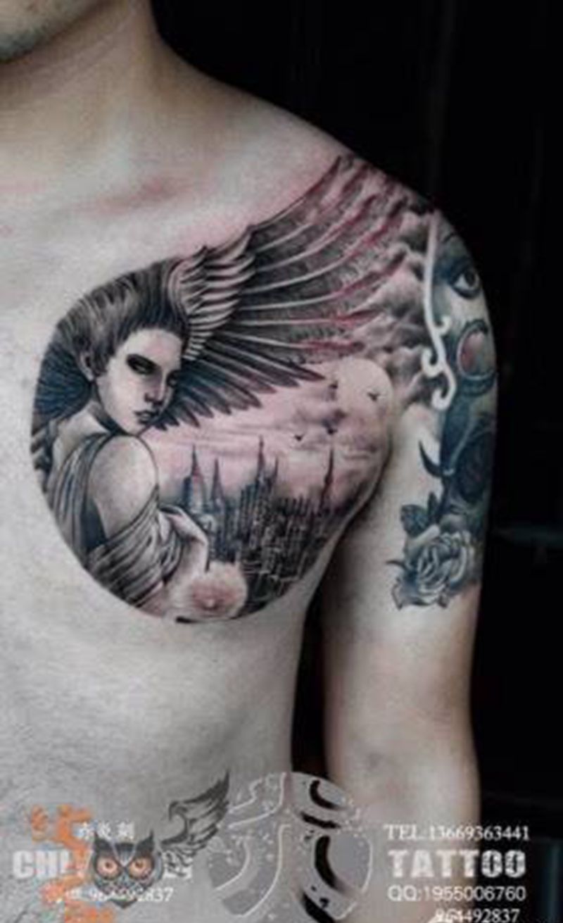 兰州赤炎刺靳凯作品纹身图片