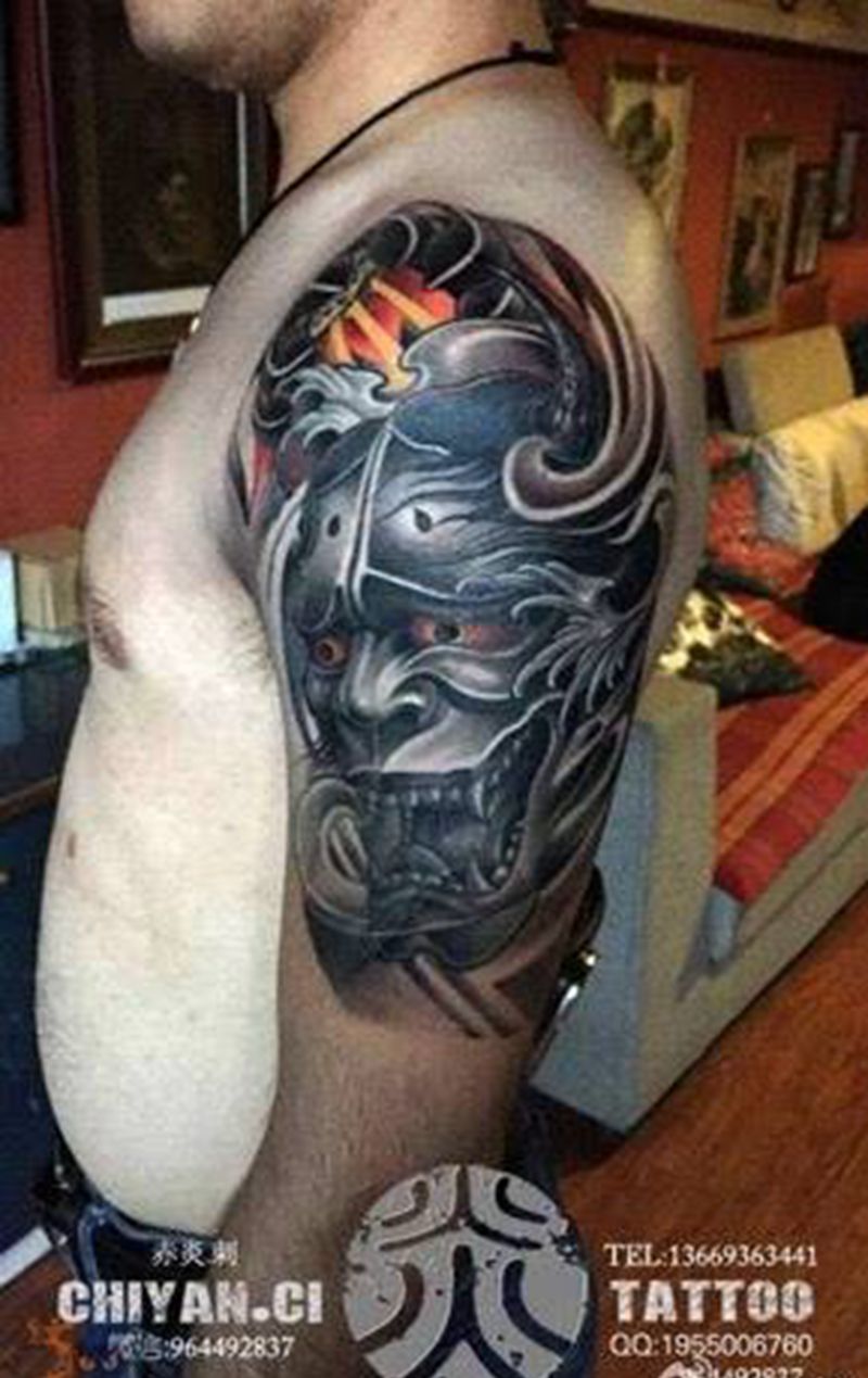 兰州赤炎刺靳凯作品纹身图片